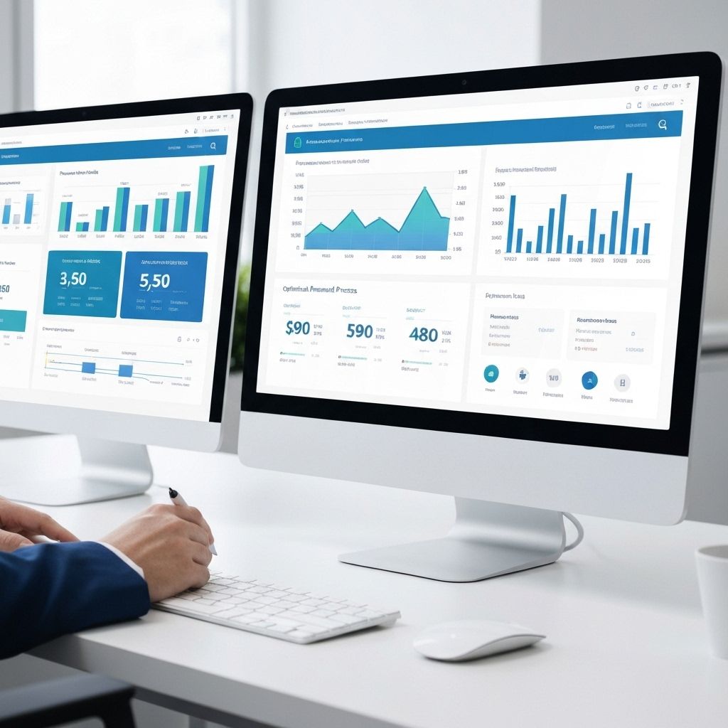 Healthcare financial technology interface with cash flow analytics